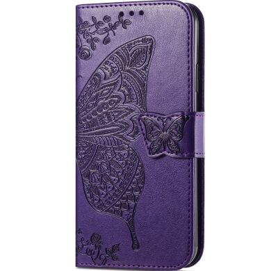 Чохол UniCase Butterfly Pattern для Samsung Galaxy A04s (A047) / A13 5G (A136) - Purple