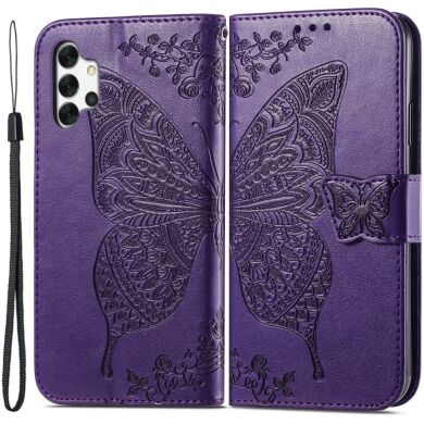 Чохол UniCase Butterfly Pattern для Samsung Galaxy A04s (A047) / A13 5G (A136) - Purple