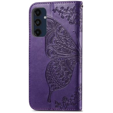 Чохол UniCase Butterfly Pattern для Samsung Galaxy A16 (A165) - Dark Purple