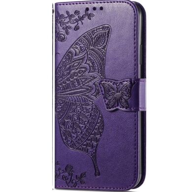 Чохол UniCase Butterfly Pattern для Samsung Galaxy A16 (A165) - Dark Purple