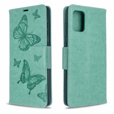 Чехол UniCase Butterfly Pattern для Samsung Galaxy A71 (A715) - Green