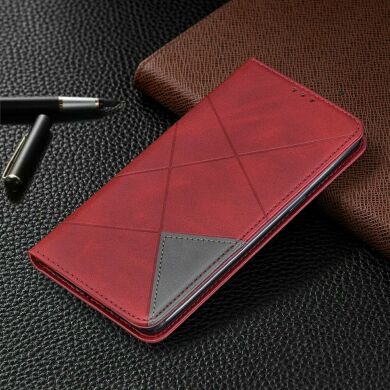 Чехол UniCase Geometric Pattern для Samsung Galaxy A10s (A107) - Red