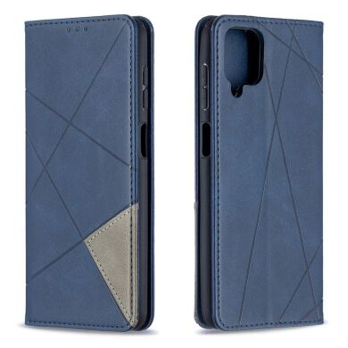 Чохол UniCase Geometric Pattern для Samsung Galaxy A12 (A125) / A12 Nacho (A127) / M12 (M127) - Blue