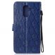 Чехол UniCase Leaf Wallet для Samsung Galaxy A6+ 2018 (A605) - Dark Blue. Фото 3 из 8