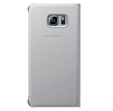 Чохол Flip Wallet для Samsung Galaxy S6 edge+ (EF-WG928PBEGWW) - Silver