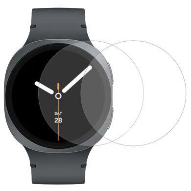 Комплект защитных стекол Deexe Screen Protector для Samsung Galaxy Watch 9 (44mm)