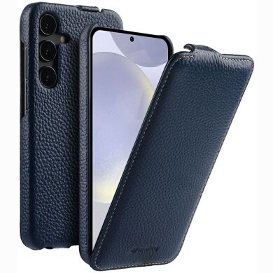 Шкіряний чохол MELKCO Jacka Type для Samsung Galaxy S26 (S942) - Blue