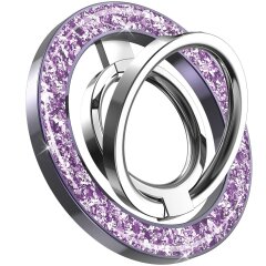 Магнітне кільце-тримач Deexe Lumina Ring - Purple