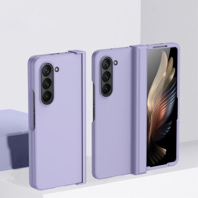 Пластиковый чехол Deexe Hinge Case для Samsung Galaxy Fold 6 - Purple