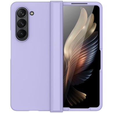 Пластиковый чехол Deexe Hinge Case для Samsung Galaxy Fold 6 - Purple