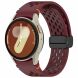 Ремінець Deexe Astra Strap для Samsung Galaxy Watch 4 / 4 Classic / 5 / 5 Pro / 6 / 6 Classic / 7 / FE - Wine Red