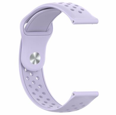 Ремінець Deexe Dot Style для годинників з шириною кріплення 20мм - Purple