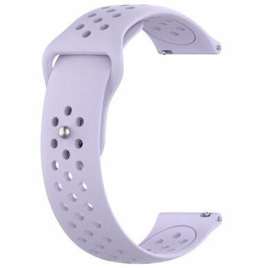 Ремешок Deexe Dot Style для часов с шириной крепления 20мм - Purple