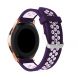 Ремешок Deexe Dual Color для Samsung Galaxy Watch 42mm / Watch 3 41mm - Dark Purple/Light Purple. Фото 2 из 4