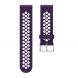 Ремешок Deexe Dual Color для Samsung Galaxy Watch 42mm / Watch 3 41mm - Dark Purple/Light Purple. Фото 3 из 4