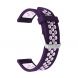 Ремешок Deexe Dual Color для Samsung Galaxy Watch 42mm / Watch 3 41mm - Dark Purple/Light Purple. Фото 4 из 4