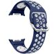 Ремешок Deexe Dual Color для Samsung Galaxy Watch 8 (40/44mm) / 8 Classic - Blue / White. Фото 3 из 6