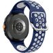 Ремешок Deexe Dual Color для Samsung Galaxy Watch 8 (40/44mm) / 8 Classic - Blue / White. Фото 1 из 6