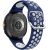 Ремінець Deexe Dual Color для Samsung Galaxy Watch 8 (40/44mm) / 8 Classic - Blue / White