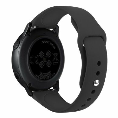 Ремешок Deexe Flexible Watch Band для Samsung Watch Active / Active 2 40mm / Active 2 44mm - Black