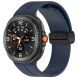 Ремешок Deexe Soft Line для Samsung Galaxy Watch 8 (40/44mm) / 8 Classic / Ultra (2025) - Midnight Blue. Фото 2 из 5