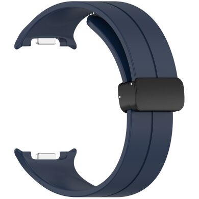 Ремешок Deexe Soft Line для Samsung Galaxy Watch 8 (40/44mm) / 8 Classic / Ultra (2025) - Midnight Blue