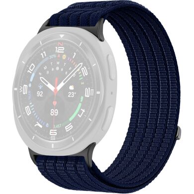 Ремешок Deexe Soft Weave для Samsung Galaxy Watch 8 (40/44mm) / 8 Classic - Navy Blue