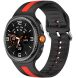 Ремешок Deexe Sport Strap для Samsung Galaxy Watch 8 (40/44mm) / 8 Classic - Black / Red. Фото 2 из 6