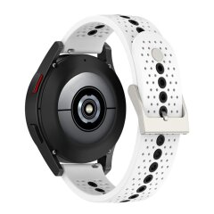 Ремешок Deexe Sport Style для часов с шириной крепления 20 мм - White / Black