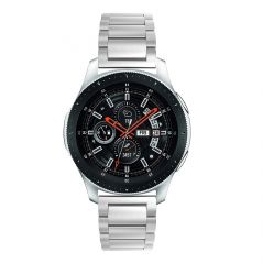 Ремінець Deexe Stainless Steel для Samsung Galaxy Watch 46mm / Watch 3 45mm / Gear S3 - Silver