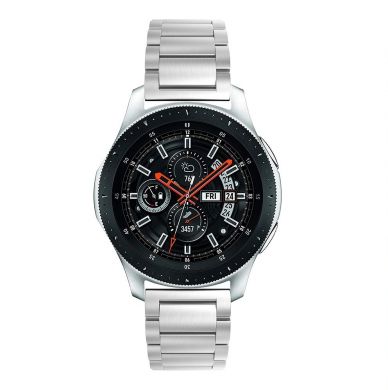Ремешок Deexe Stainless Steel для Samsung Galaxy Watch 46mm / Watch 3 45mm / Gear S3 - Silver