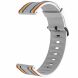 Ремешок Deexe Twill Color Strap для часов с шириной крепления 22мм - Grey / Colorful. Фото 3 из 3
