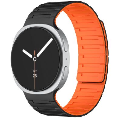 Ремінець Reframe Magnetic Band для Samsung Galaxy Watch 8 (40/44mm) / 8 Classic - Black / Orange