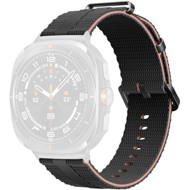 Ремінець Reframe Sport Linear для Samsung Galaxy Watch Ultra (47mm) / Ultra (2025) - Black / Pink