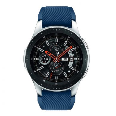Ремешок UniCase Twill Texture для Samsung Galaxy Watch 46mm / Watch 3 45mm / Gear S3 - Blue