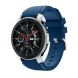 Ремешок UniCase Twill Texture для Samsung Galaxy Watch 46mm / Watch 3 45mm / Gear S3 - Blue. Фото 1 из 6