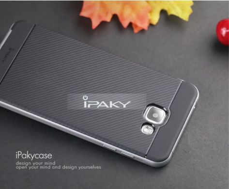 Накладка IPAKY Hybrid Cover для Samsung Galaxy A5 (2016) - Silver