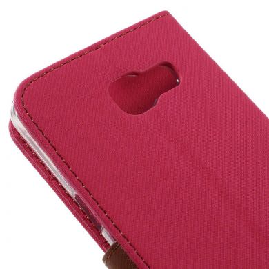 Чехол-книжка ROAR KOREA Cloth Texture для Samsung Galaxy A5 2016 (A510) - Magenta