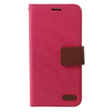 Чехол-книжка ROAR KOREA Cloth Texture для Samsung Galaxy A5 2016 (A510) - Magenta