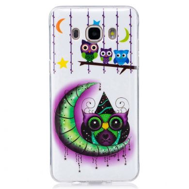 Силиконовый (TPU) чехол Deexe LumiCase Samsung Galaxy J5 2016 (J510) - Owl's Family