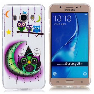 Силиконовый (TPU) чехол Deexe LumiCase Samsung Galaxy J5 2016 (J510) - Owl's Family