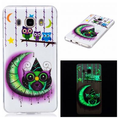 Силиконовый (TPU) чехол Deexe LumiCase Samsung Galaxy J5 2016 (J510) - Owl's Family