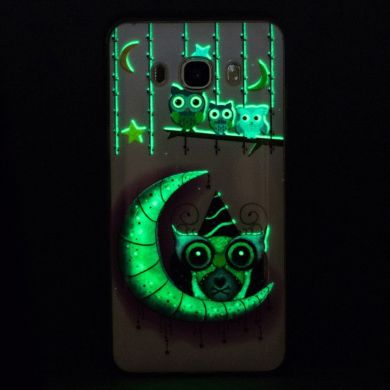 Силиконовый (TPU) чехол Deexe LumiCase Samsung Galaxy J5 2016 (J510) - Owl's Family
