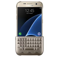 Чехол-клавиатура Keyboard Cover для Samsung Galaxy S7 (G930) EJ-CG930UBEGRU - Gold