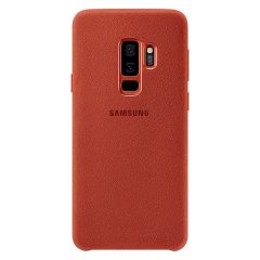 Чохол Alcantara Cover для Samsung Galaxy S9+ (G965) EF-XG965AREGRU - Red