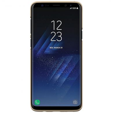 Пластиковый чехол NILLKIN Frosted Shield для Samsung Galaxy S9 Plus (G965) - Gold
