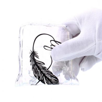 Силиконовый чехол UniCase 3D Diamond Pattern для Samsung Galaxy A7 2018 (A750) - Feather Pen