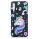 Силиконовый (TPU) чехол Deexe Life Style для Samsung Galaxy A7 2018 (A750) - Shy Unicorn. Фото 2 из 5
