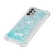 Силіконовий (TPU) чохол Deexe Liquid Glitter для Samsung Galaxy A32 (А325) - Blue Stars