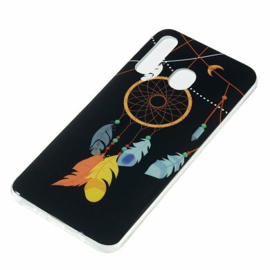 Силіконовий (TPU) чохол Deexe LumiCase для Samsung Galaxy A50 (A505) - Feather Dream Catcher